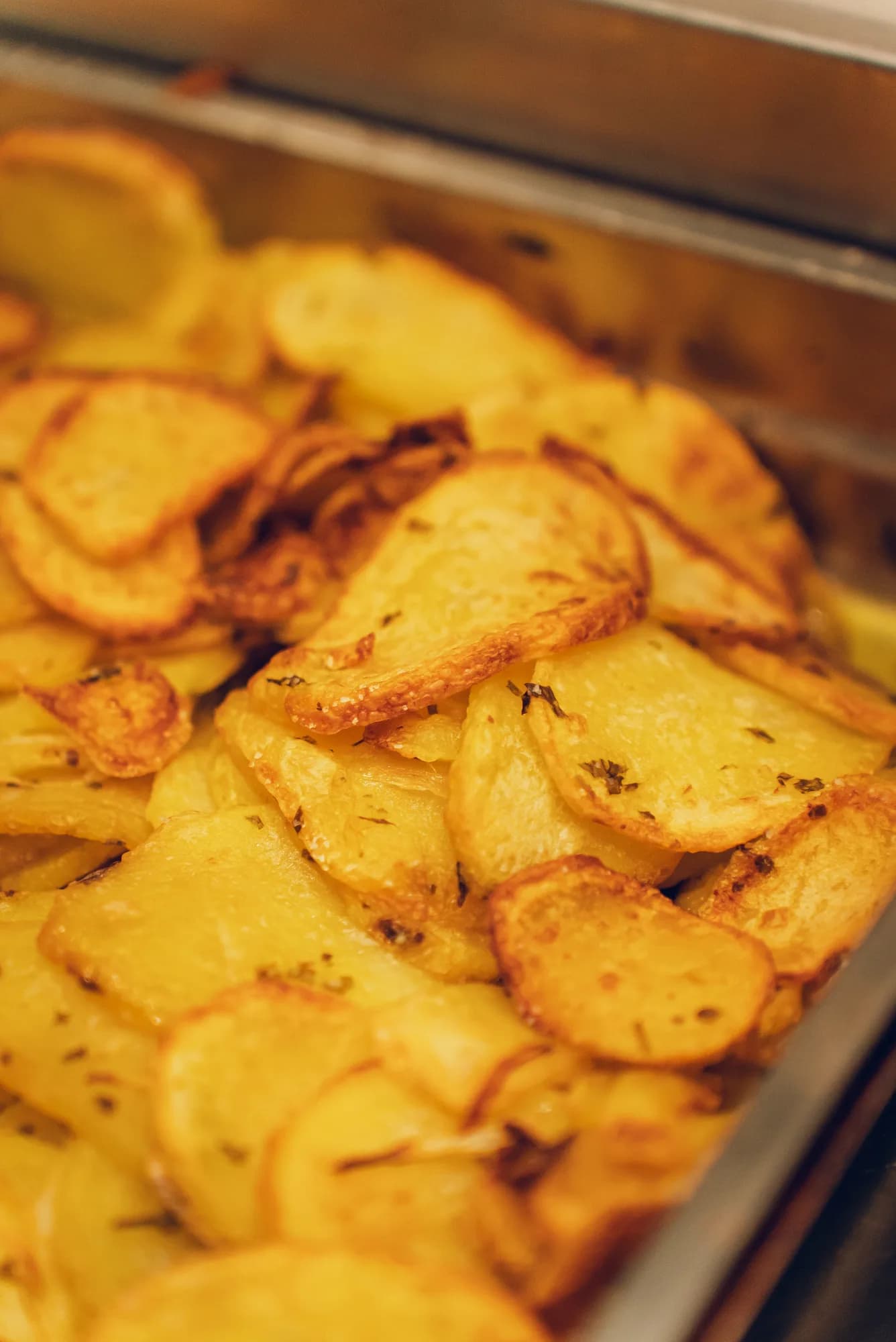 Patatas panaderas doradas